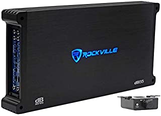 Rockville dB55 4000 Watt/2000w RMS 5 Channel Amplifier Car Stereo Amp, Loud