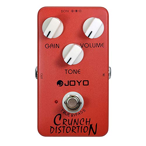 JOYO JF-03 Crunch Distortion Pedal British Classic Rock Distortion Effect Pedal for Electric Guitar True Bypass