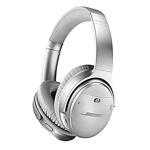 Bose QuietComfort 35 II Wireless Bluetooth Headphones, Noise-Cancelling, with Alexa voice control, enabled with Bose AR - Silver