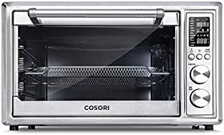 COSORI 12-in-1 Oven Air Fryer Combo, Convection Toaster with Dehydrator & Rotisserie, 100 Online Recipes & 6 Accessories Included, 30L, Silver