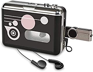 Cassette Player, Portable Converter Recorder Convert Tapes to Digital MP3 Save into USB Flash Drive/No PC Required