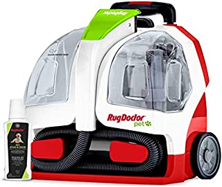 Rug Doctor Pet Portable Spot Cleaner; Powerful, Versatile, and Lightweight with Dual Action Pet Tool; Neutralizes Odors and Powerfully Cleans Everyday Mess and Stains on Rugs, Carpets and Upholstery