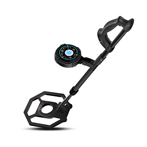 DR.ÖTEK Junior Metal Detector for Kids/Beginner, Exclusive DISC/Pinpoint Mode, Touch Screen, 8.3 Inch Waterproof Coil, Sound Alert, LED Flash Light, Adjustable Stem, Lightweight to Hunt Treasure