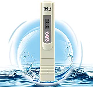 TDS Meter, Water Quality Tester Filter Pen, Accuracy Testing Water Quality for Drinking Water Purity Test, Swimming Pools, Aquariums, Etc.