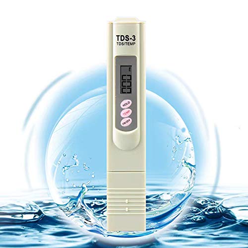 TDS Meter, Water Quality Tester Filter Pen, Accuracy Testing Water Quality for Drinking Water Purity Test, Swimming Pools, Aquariums, Etc.