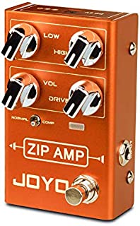 JOYO ZIP AMP R-04 R Series Overdrive Pedal Strong Compression Overdrive Tone with Gain and COMP Switch for Rocker Electric Guitar Effect (R-04)