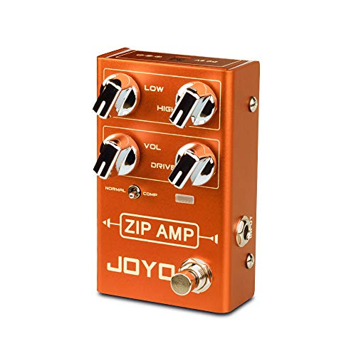 JOYO ZIP AMP R-04 R Series Overdrive Pedal Strong Compression Overdrive Tone with Gain and COMP Switch for Rocker Electric Guitar Effect (R-04)