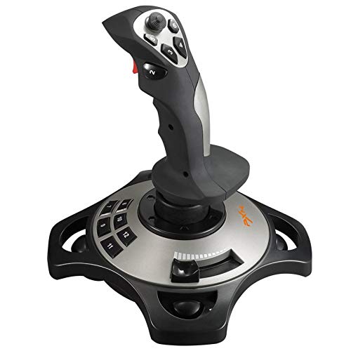 PC Joystick, USB Game Controller with Vibration Function and Throttle Control, PXN 2113 Wired Gamepad Flight Stick for Windows PC Computer Laptop