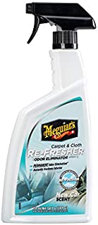 Meguiars G180724 Carpet & Cloth Re-Fresher Odor Eliminator Spray, Fresh New Car Smell, 24 Fluid Ounces