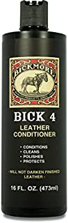 Bickmore Bick 4 Leather Conditioner 16 oz - Best Since 1882 - Cleaner & Conditioner - Restore Polish & Protect All Smooth Finished Leathers