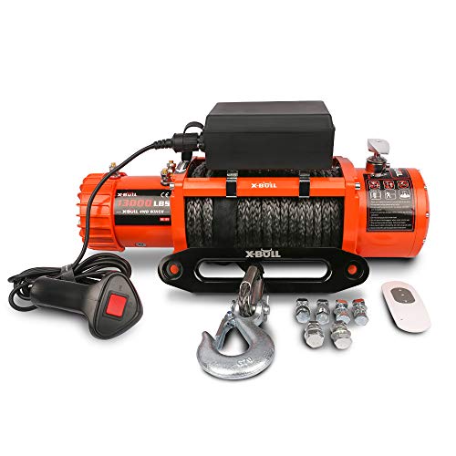 X-BULL 12V Synthetic Rope Winch