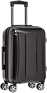 Amazon Basics Oxford Carry-On Expandable Spinner Luggage Suitcase with TSA Lock - 21.8 Inch, Black