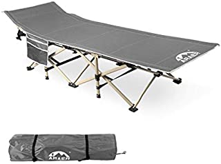 Camping Cot, 450LBS(Max Load), Portable Foldable Outdoor Bed with Carry Bag for Adults Kids, Heavy Duty Cot for Traveling Gear Supplier, Office Nap, Beach Vocation and Home Lounging