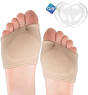 Metatarsal Pads - Metatarsal Sleeve with Sole Cushion Gel Pads for Women and Men, Comfortable Foot Pads for Pain Relief, Absorb Sweat, Fits All Shoes