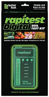 Luster Leaf 1605 Digital Soil Test Kit for pH, N, P and K, 1