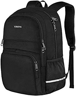 High School Backpack,Lightweight Waterproof School Bookbags for Teen Girls and Boys,Travel Rucksack Casual Daypack for Men Women,Durable College School Bagpack Fits 15.6 Inch Laptops,Black