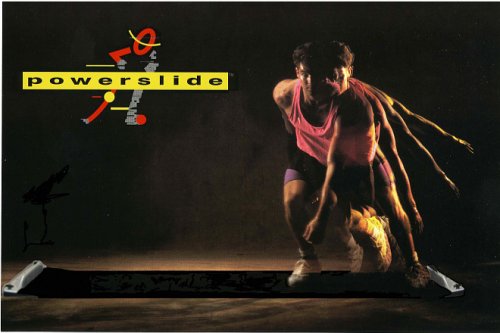 Powerslide 10ft Slide Board Lateral Exercise Trainer (Large Booties)