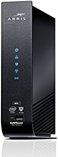 ARRIS SURFboard (24x8) DOCSIS 3.0 Cable Modem Plus AC2350 Dual Band Wi-Fi Router, approved for Cox, Spectrum, Xfinity & more (SBG7400AC2-RB) Black, Max Download Plan: 600 Mbps (Renewed)