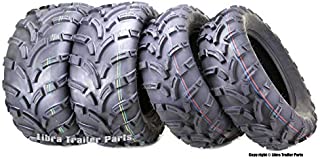 Set of 4 New WANDA ATV/UTV Tires 25x8-12 Front & 25x10-12 Rear /6PR P373-10243/10244 