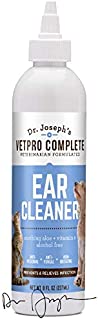 Ear Cleaner for Dogs & Cats with Soothing Aloe and Vitamin E, Vet Strength and Formulated, Gently Removes Wax & Debris, Reduces Odor, Helps Prevent Mites & Infections, Anti-Microbial, Anti-Fungal, 8oz