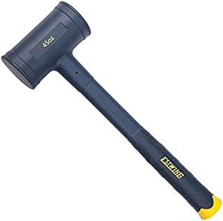 Estwing Dead Blow Hammer - 45 oz Mallet with No-Mar Polyurethane & Cushion Grip Handle - CCD45