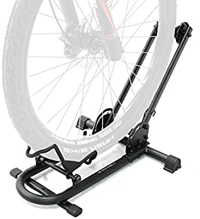 BIKEHAND Bicycle Floor Type Parking Rack Stand - for Mountain and Road Bike Indoor Outdoor Nook Garage Storage