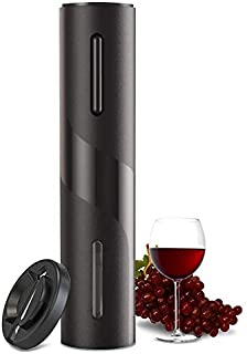 Cokunst Electric Wine Opener, Automatic Electric Wine Bottle Corkscrew Opener with Foil Cutter, One-click Button Reusable Wine Bottle Openers with LED Light for Home Kitchen Party Bar