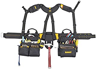 DEWALT DG5617 20-Pocket Pro Framer's Combo Apron Tool Belt and Yoke-style Suspenders