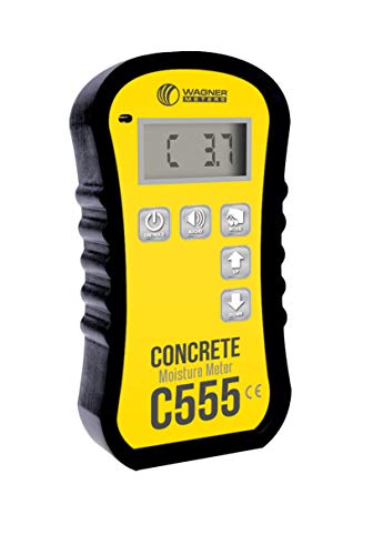 Wagner Meters C555 Concrete Moisture Meter Kit - Pinless Handheld Concrete Moisture Meter