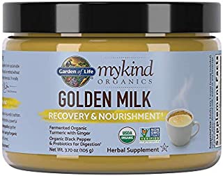 Garden of Life mykind Organics Golden Milk Recovery & Nourishment 3.7oz (105g) Powder