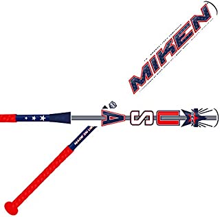 Miken Limited Freak USA Maxload ASA Border Battle Model 2-Piece Adult Slowpitch Softball Bat, 27