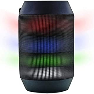 Aduro AMPLIFY LED Bluetooth Wireless Speaker - Color Changing Rave Light Show Party Speaker (BrightSound Mini)