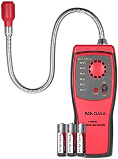 Portable Propane Methane and Natural Gas Leak Detector (Batteries Included), Combustible Gas Sniffer, Gas Tester Meter Sensor with Sound Light Alarm Adjustable