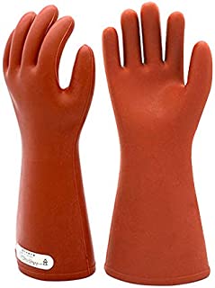 Electrical Insulated Rubber Gloves Electrician 12KV High Voltage Safety Protective Work Gloves Insulating for Lineman