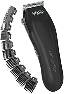 Wahl Clipper Lithium-Ion Cordless Haircutting Kit - Rechargeable Grooming & Trimming Kit With 12 Guide Combs for Heads, Beard & All Body Grooming - Model 79608