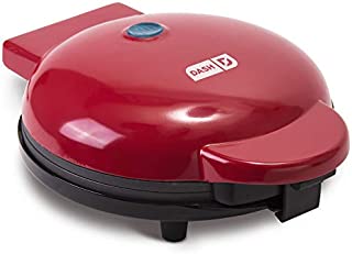 Dash DEWM8100RD Express 8 Waffle Maker Machine for Individual Servings, Paninis, Hash browns + other on the go Breakfast, Lunch, or Snacks, 8 Inch, Red