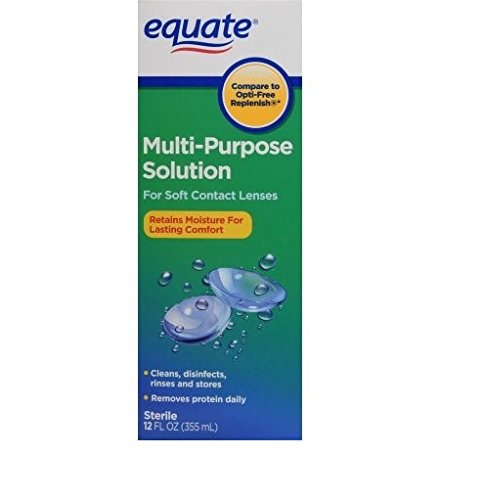 Equate Sterile Multi-Purpose Contact Lenses Solution For Soft Contact Lenses