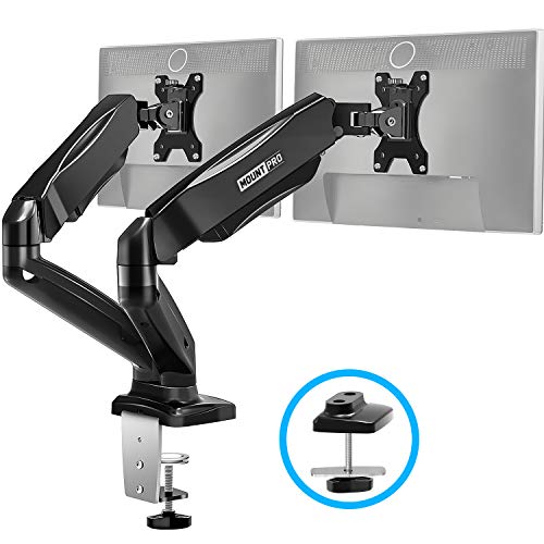 MOUNTPRO Dual Monitor Desk Mount