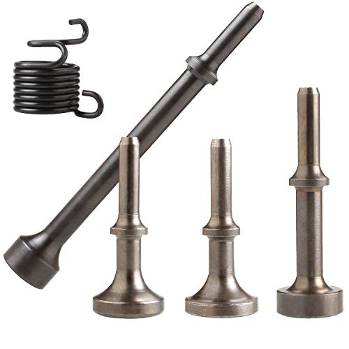 STARVAST 5 Pcs Air Hammer Bits Accessories 0.401 Shank Pneumatic Chisel Air Hammer Smoothing Extended Length Tool Kit With Spring