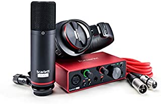 Focusrite Scarlett Solo Studio (3rd Gen) USB Audio Interface and Recording Bundle with Pro Tools | First