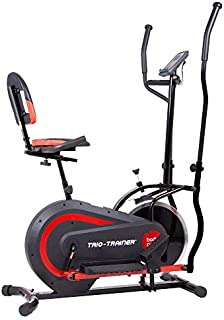 Body Power 3-in-1 Exercise Machine, Trio Trainer, Elliptical and Upright/Recumbent Bike