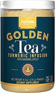 Jarrow Formulas Golden Tea, Tumeric Infusion with Warming Spices, 9.5 Ounce