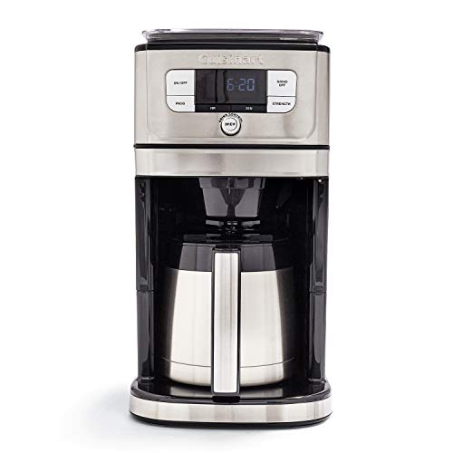 Cuisinart DGB-850 Fully Burr Thermal Grind & Brew Automatic Coffeemaker, 10 Cup, Silver