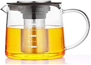 Cxmm in Explosion-Protected Refractory Glass teapot Health Thickened Bag in Stainless Steel teapot Coffee Budget Kettles (Capacity: 1600 ml)