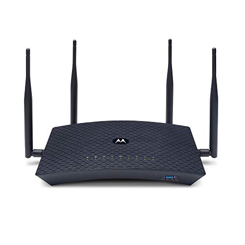 MOTOROLA AC2600 4x4 WiFi Smart Gigabit Router with Extended Range, Model MR2600