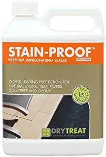 DRY-TREAT Stain-Proof Premium Impregnating Sealer for Stone, Tile, Concrete, Grout, and More - 110513-1 Quart