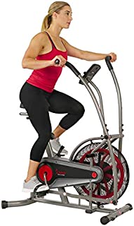 Sunny Health & Fitness Motion Air Bike, Fan Exercise Bike with Unlimited Resistance and Tablet Holder - SF-B2916