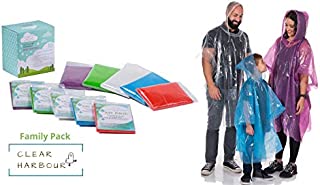 Clear Harbour Emergency Poncho Family Pack