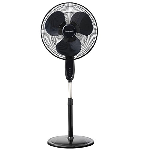 Honeywell Double Blade 16 Pedestal Fan Black