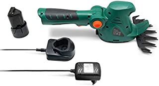 HS-MANWEI Electric Hedge Trimmer 10.8V 2 in 1 Li-Ion Cordless Grass Trimmer Lawn Mower Rechargeable Garden Pruning Shears